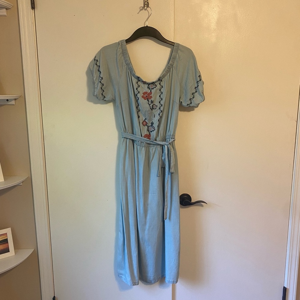 Old Navy Denim Midi Dress